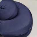 Travel Pillows for Airplanes,2025 New Neck Travel Pillow – Memory Foam Neck Pillow with 360° Support,Compact & Ergonomic for Airplane,Car,Office & Home,Stowable Travel Pillow for Adults (Dark blue)