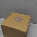 Ling's moment Blush Pink & White Bridesmaid Bouquet, Wedding Bouquets for Bridesmaids, 7 Inch Bridal Bouquets for Bridesmaids, Wedding, Ceremony, Anniversary, etc. (Pk-cream & Blush)