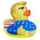 Nuwani Donald Trump Rubber Ducks for Jeep Dashboard  4 inch Patriotic SelfRecovering Bath Toy, Funny Gag Gift for Baby Shower, Family Party & Kids Birthday
