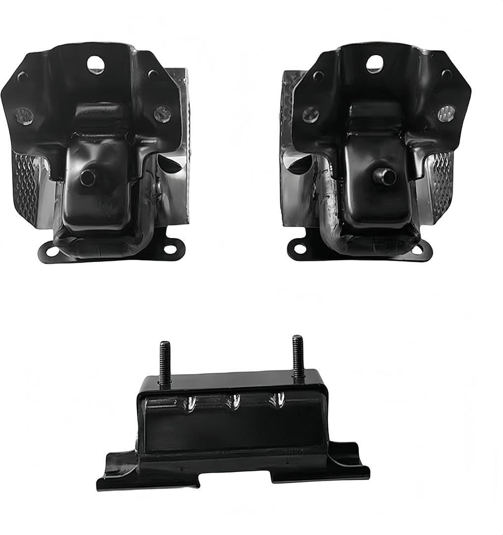 3Pcs Engine Motor Mount Kit - Compatible with Trucks & SUVs (Silverado 1500, Tahoe, Suburban 2500, Avalanche, Sierra 1500, Yukon, Escalade ESV), Replaces A5365 A2638 3211 EM-5583 EM-2638
