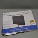 TV Antenna Indoor, Digital Amplified Indoor HDTV Antenna, 1080p VHF UHF Television Local Channels Detachable Signal Amplifier and 16.5ft Long Coax Cable (White)