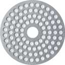 Normcore 58.5mm Espresso Puck Screen with Round Hole, Ultra-Slim 0.8mm Thickness Coffee Filter, 316 Stainless Steel Reusable Coffee Ground Filter Suitable for La Marzocco/Gaggia (Silver)