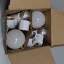 DEBAOBULB 4 Pack Rechargeable Emergency Light Bulbs, Battery Powered LED Light Bulb 3000K Warm E26 120 Volt 9W 60W Equivalent with 1200mAh for Home Power Outage Camping Hurricane