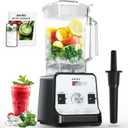 Aeitto Blender for Kitchen, 68 Oz Large Capacity Professional Countertop Blender, 1500-Watt Smoothie Blender for Ice Crush, Frozen Drinks, Silver