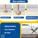 AAAAAcessories Outdoor Seat Cushions for Chairs, Fade-Resistant, Waterproof Patio Furniture Replacement Cushions, 21" x 19" x 3" + 21" x 19", Navy Blue