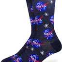 2 Pack Good Luck Sock Men's American Flag & Presidents Socks, Adult 1-12