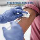 Care Touch Alcohol Wipes Individually Wrapped - Prep Pads with 70% Isopropyl Alcohol, Great for Home, Medical & First Aid Kits Sterilized, Antiseptic 2-Ply Swabs 400 Count