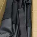 Road Comforts Car Seat Cover Full Set, Leather Mesh Seat Covers, Airbag Compatible, Universal Fit for Most Cars, SUVs, Trucks, and Vans - Black