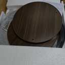 Coat Rack Freestanding 360 Rotating Wooden, 9 Hooks Hat Rack