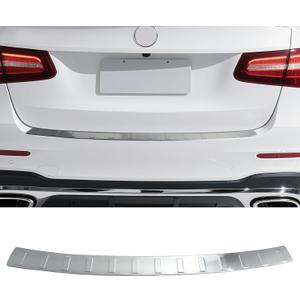 Rear Bumper Protector for Mercedes Benz GLC300 GLC43 2023-2026 Rear Bumper Guard - Matte Silver