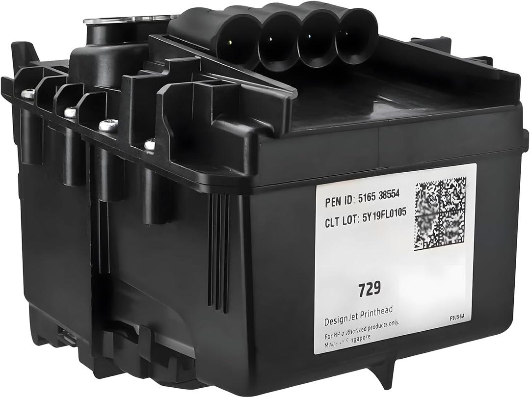 729 Printhead (F9J81A),729 DesignJet Printhead Replacement Kit for DesignJet T830 MFP & T730 Large Format Plotter Printers, Black,High Yield 50000+