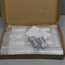 kakoya Flickering Flameless Candles Battery Operated with Remote and 2/4/6/8 H Timer Acrylic Led Pillar Candles Pack of 9 (appr D2.3"xH5.5"6.5"7.5")with Realistic 3D Wick Candles for Home Decor(White)