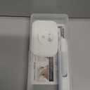 4 Pairs Replacement Ear Tips for AirPods Pro 2nd/1st Generation with Portable Storage Box & Cleaner Pen,Noise Reduction Holewith & Built-in dust Guard Screen,Silicone EarTips(White)