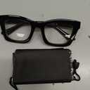Cat Ete Blocking Glasses for Women, Stylish UV400 Protection - Matching Soft Case  