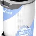 LEVOIT LV-H134 Replacement Filter, Genuine Air Purifier Filters, High-Efficiency Activated Carbon for Removal of Smoke, Odor, Allergens, Pollen, LV-H134-RF, White,1 Pack
