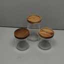 BaoFull Glass Jar with Lid, Airtight Food Storage Containers Glass Set for Coffee Beans| Sugars| Candy, 3 Pack