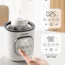 LAREX Bottle Warmer, Fast Baby Bottle Warmer for Breastmilk and Formula, with Timer and Accurate Temp Control, 8 in 1 Baby Milk Warmer BPA Free with Digital Display, Bottle Warmers for All Bottles