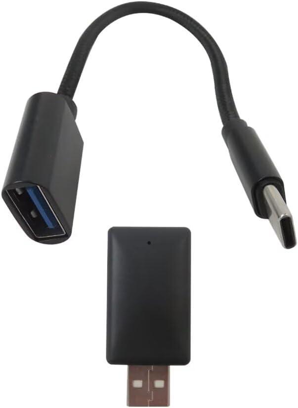New 2 in 1 for Androi-d Auto Wireless Adapter & Wireless Car Play Adapter Plug & Play Car