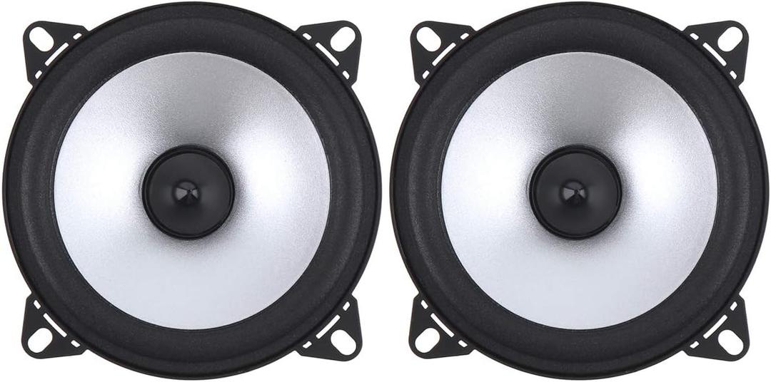 2pcs 4 Inch 60W 2 Way Car Coaxial Vehicle Door Auto Audio Music Stereo Full Range Frequency HiFi Speakers