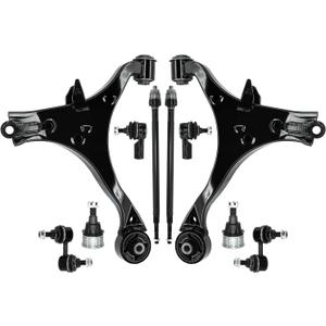 Control Arm, Replacement For Front Lower Control Arm With Ball Joint Sway Bar Tie Rod Compatible With 2001-2005 Honda Civic - 10 Pcs
