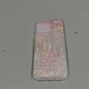 MrARTIST for iPhone 16 Pro Max Case - for Women Girls Cute Girly Kawaii Aesthetic Liquid Quicksand Sparkle Glitter Bling Shiny Sparkly Unique Design Funda Phone Cover for Apple 16 Promax