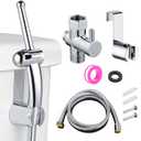 Enema Shower Bathroom Handheld 59 inches Shower Hose with Enema Showerhead Cleaning Kit Shower Douche Attachment For Men