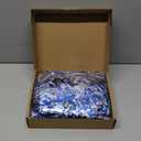 39.5 Ft Christmas Tinsel Garland, Reusable Holiday Metallic Christmas Tree Garland Decoration for Xmas, Wedding, Birthday, Home Party Decor (Blue)