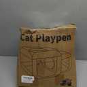 Large Cat Playpen with Separate Areas,Outdoo&Indoor Cat Enclosures,Portable Pet Playpen for Indoor Cats,Puppy and Small Animals, Dog Playpen with Carrybag.