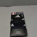 adidas Youth Microfiber Boxer Brief (Multipack) Athletic Underwear for Kids Boys Size L, Black