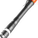 NEBO Inspector 500+ Flex Pen Light | 500 Lumens, 8 Light Modes, Rechargeable LED Flashlight & 360 Degree Area Lighting, Magnetic Base, IPX7 Waterproof, Pocket Size for EDC, Includes USB Charging Cable