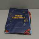 Aviski 16PCS Christmas Tote Treat Non-Woven Gift Bags with Handles for Gifts Wrapping Shopping, Xmas Party Supplies, 12.29.84.53inch (Red & Green & Blue)