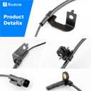 Front ABS Wheel Speed Sensor Left Right fit for 09-20 Dodge Journey, 08-14 Dodge Avenger, 07-10 Chrysler Sebring 200, 2008 2009 2010 2011 2012 2013 2014 2015 2016 2017 2018 2019 2020, ALS2408 ALS2410