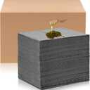 Hoolerry Oil Absorbent Pads Weight Dimpled Pad Garage Accessories Water Absorbent Mat Oil Spill Mat for Absorbing Protecting Home Garage Basement(13.5 x 17.5 Inch,Gray,100 Pcs)