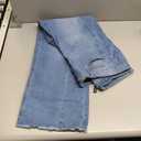 PRETTYGARDEN Wide Leg Jeans for Women Trendy High Waisted Stretchy Baggy Raw Hem Denim Palazzo Pants 2026 Spring Fall Clothes (Blue, 14)