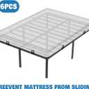 2 x Mattress Holder for Metal Bed Frame Extra Thick Slide Stopper to Keep Mattress from Sliding 6 Pcs Non Slip