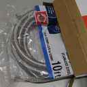 Dishwasher Installation Kit, 10ft Dishwasher Hose Braided Stainless Steel 3/8''x 3/8'' Universal Fit to Dishwasher Burst Proof water supply line