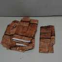 Tatuo 6 Packs Natural Wood Grain Tablecloths Rustic Plastic Table Covers for Rectangle Table, Vintage Farmhouse Style Tablecloth Decorations for Western Barn Themed Birthday, 54 x 108 Inch (Brown)