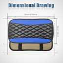 Car Center Console Cover, Universal Leather Waterproof Armrest Seat Box Cover Protector, Comfortable Car Decor Accessories Fit for Most Cars, Vehicles, SUVs -Blue