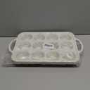 2Pack Silicone Muffin Pan for Baking with Metal Reinforced Frame, 12 Cup Regular Size Cupcake Pan, BPA Free Silicone Muffin Tray, Cupcake Baking Pan Molds for Oven Dishwasher Safe