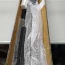 Outdoor Metal Handrails for Steps Exterior Stair Railing for Concrete Steps, Porch, Adjustable, Easy to Install, 2 Step