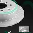 SCITOO Rear Brake Kits Drilled & Slotted Brakes Rotor Brakes Pads:D374;3258
Fit For Acura For Integra 1990-2001,For Honda For Accord 1989,For Civic 1992-1995 1999-2000,For Civic del Sol 1993-1997