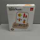 Wooden Magnetic Pattern Blocks Set with Cards, 288 PCS Montessori Tangram Puzzle Learning Toys for Toddlers 4-8, Educational STEM Gift for Kids Boys Girls 4 5 6 7 8