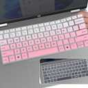 2PCS Keyboard Cover Skin for HP OmniBook 5 Laptop Next Gen AI 16" 16-fb Series 16-fb0000nr 16-fb0037nr 16-fb0027nr 16-fb0017nr 16-fb0135dx(NOT FIT OmniBook 5 16" 16-af/ ag/ ba/ bc Series)