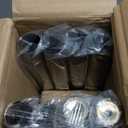 Warm Gold Curtain Rods for Windows 72 to 144 Adjustable Length Heavy Duty 1" Diameter Brass Bronze Long Window Curtain Rod with Solid Metal Finials for Outdoor Farmhouse Bedroom Living Room