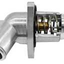 Aluminum Water Pump Thermostat with Housing Compatible with Cadillac Escalade 2015-2020, Compatible with Chevrolet GMC 2014-2020