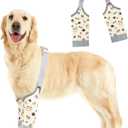 Dog Elbow Protector for Calluses, Adjustable Dog Elbow Pads Leg Sleeve to Prevent Licking Biting on Joints, Breathable Dogs Front Leg Brace Wound Cover for Small Medium Large Dogs (XL)