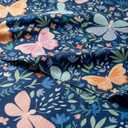 CGK Unlimited Kids Butterfly Meadow Twin 3 Piece Sheet Set - Boys, Girls, Teens, Toddler - Easy Fit Deep Pockets - Soft, Cooling & Breathable Sheets - Cozy, Fade and Wrinkle Free - Machine Washable