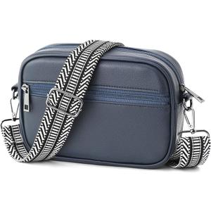 Small Crossbody Bags For Women, RFID Shoulder Bag With Wide Strap