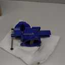 findmall 5" Bench Vise with Anvil 360 Swivel Locking Base Table Top Clamp Heavy Duty Vice Swivel Base Bench