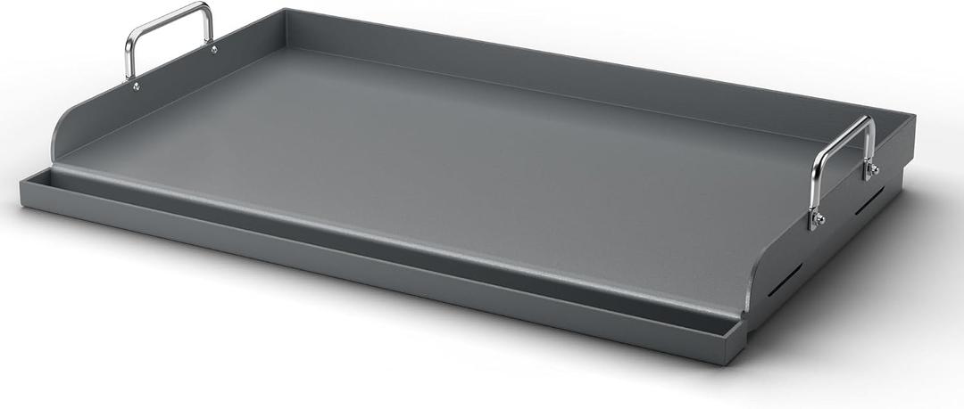 Hisencn Griddle for Gas Grill, Grill Flat Top Griddle, Stove Top Griddle for Gas Stove, 25 x 16 Grill Griddle for Weber, Blackstone, Charbroil and More, Heavy-Duty Grill Flat Top Griddle